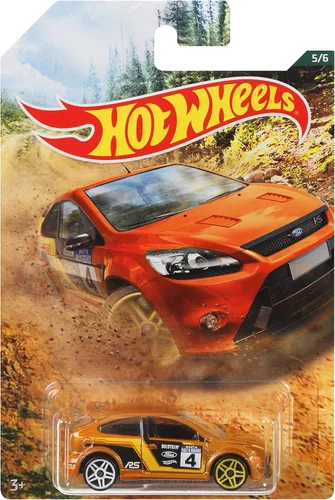 Miniatura 4 de Hot Wheels 2019 - Walmart Exclusive Edition - Ford Focus RS '09 - Bronce - N.° 5 de 6 en la serie