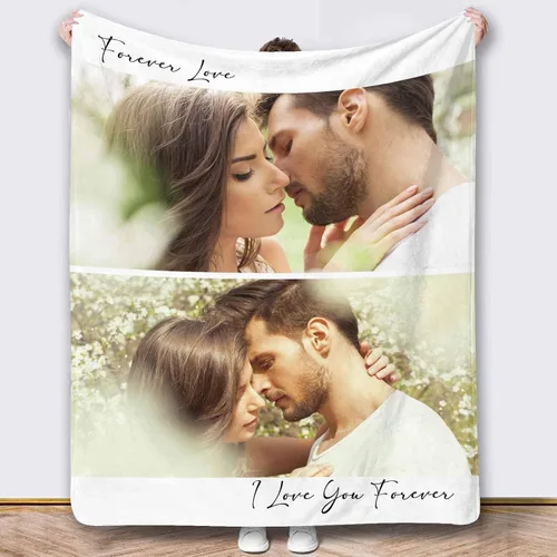 Miniatura 11 de Mantas de fotos, 5 fotos, mantas y mantas personalizadas, manta de fotos personalizada, regalos para familiares, amigos, hombres, mujeres y niños
