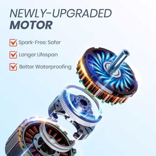 Miniatura 3 de Nitigo Bomba de transferencia de combustible eléctrica con sensor de parada automática, protección contra fugas, batería de litio de 72 pulgadas