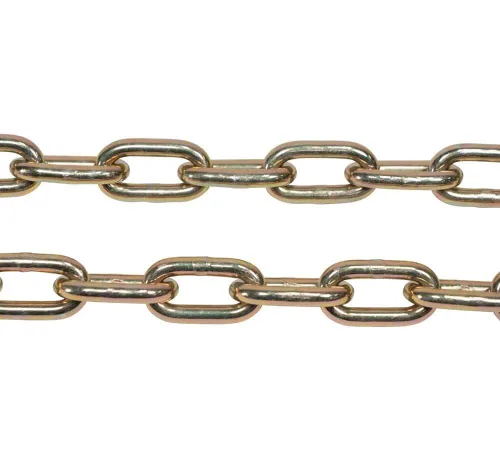 Miniatura 12 de Mytee Products Paquete de 4 cadenas de 3/8 pulgadas x 6 pies de grado 70 con ganchos de agarre de horquilla, cadena de remolque de transporte G70, 4