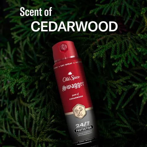 Miniatura 8 de Desodorante antiperspirante en aerosol seco Old Spice para hombres, 24/7 protección contra el sudor y el olor, 24/7 defensa contra el sudor