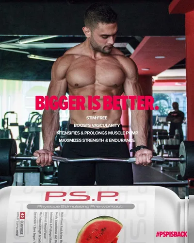 Miniatura 5 de Metabolic Nutrition P.S.P. Físico estimulante preentrenamiento 23.70 oz sin azúcar sin cafeína (ponche de fruta)