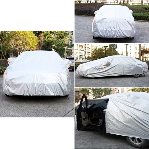 Miniatura 5 de Kayme Funda de automóvil de 6 capas para Audi A4 Sedan (2011-2023), impermeable para todo tipo de clima, cubierta exterior completa, protección