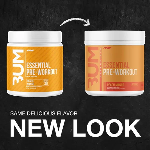 Miniatura 2 de RAW Nutrition - Essential Pre - Fórmula de pre-entrenamiento de Chris Bumstead, polvos de nutrición deportiva para preentrenamiento Bebida