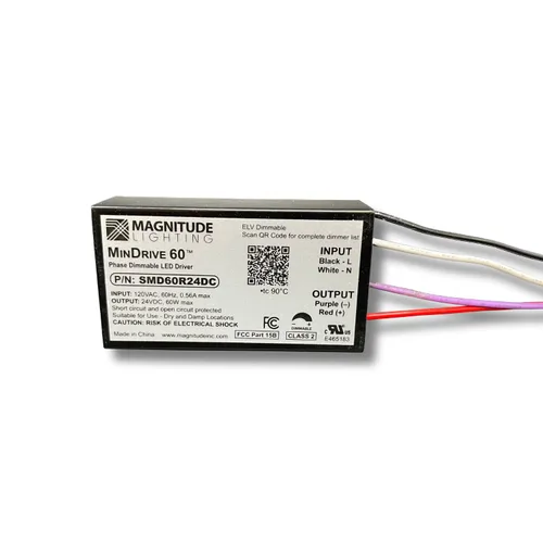 Miniatura 2 de Magnitud - MinDrive 12V 60W Mini controlador LED de voltaje constante - SMD60R12DC (12V 60W)