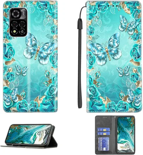 Miniatura 308 de Funda para Moto One Zoom compatible con Motorola One Zoom Phone Case Flip Stand Cover Magnetic Close YHD