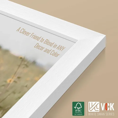 Miniatura 96 de VCK Marcos para póster de madera maciza de 22.375 x 34 pulgadas, marco de fotos A1 negro con montaje en pared, paquete de 3