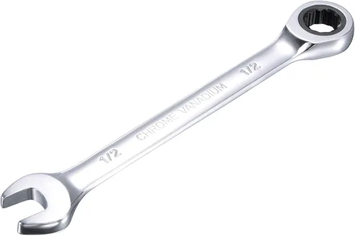 Miniatura 14 de uxcell Llave combinada de carraca de 3/4 de pulgada SAE, 72 dientes, 12 puntos, llave combinada de carraca de extremo cuadrado, herramientas