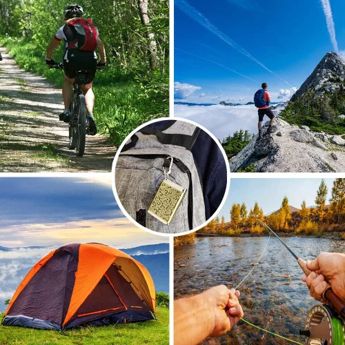 Miniatura 4 de Hourwof Cenicero portátil de metal con tapa, cenicero de bolsillo al aire libre para cigarrillos, lindas bandejas de ceniza de viaje con llavero