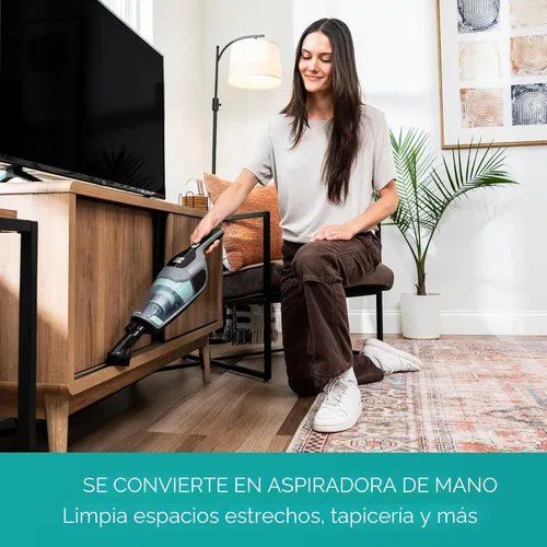 Miniatura 3 de Kenmore Serie 200 DS2010 Aspiradora de mano sin cable, ligera, de 2 velocidades, con potente succión LED, faro frontal, 2 en 1, para pisos de madera