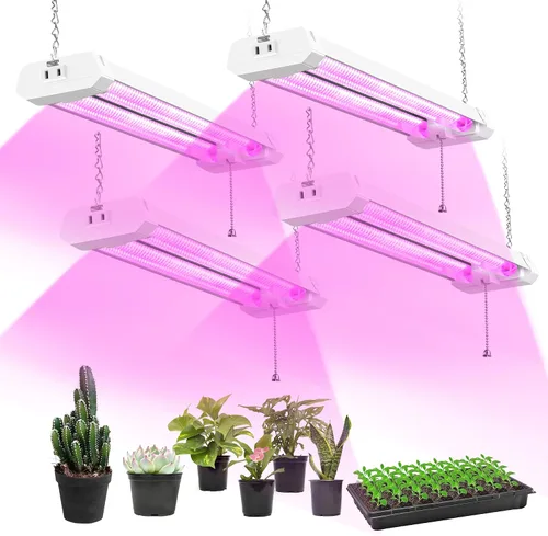Miniatura 14 de Hlite Lámparas de cultivo de plantas ajustables de espectro completo de 16 pulgadas, luces de cultivo enlazables para plantas de interior, diseño