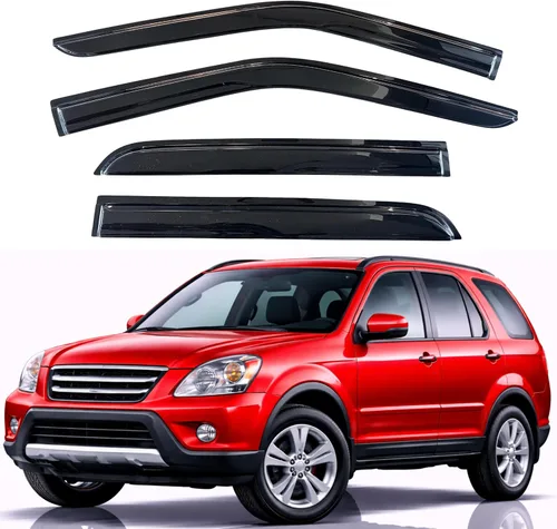 Miniatura 121 de KPY Visor de ventana compatible con Hyundai Tucson 2021-2025, 4 piezas de deflector de ventilación para ventana lateral, estilo Mugen, protector