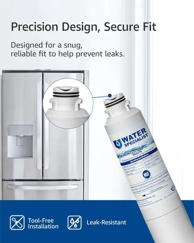Miniatura 8 de Waterspecialist DA29-00020B Repuesto para Filtro de agua Samsung DA29-00020B, HAF-CIN/EXP, DA29-00020B-1, HDX FMS-2, RS25J500DSR, RF28HMEDBSR