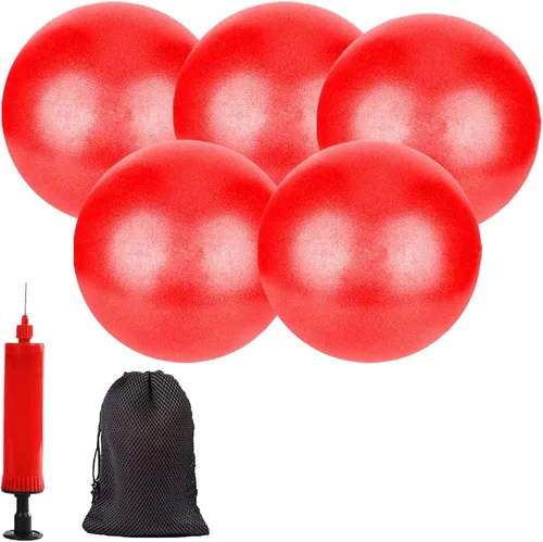Miniatura 13 de Mini Pelotas de Yoga 6 Pulgadas Pelota de Ejercicio Pilates Terapia de Equilibrio Micropore Bola Equipo de Barre para Entrenamiento de Estabilidad