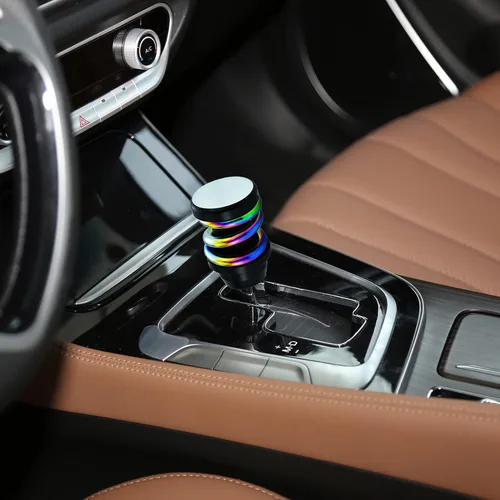 Miniatura 3 de Pomo de palanca de cambios con resorte para coche, mango de palanca de cambio de aluminio para la mayoría de vehículos manuales y automáticos