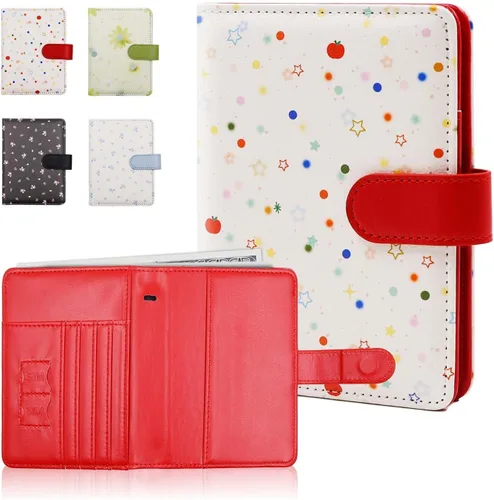 Miniatura 13 de Melsbrinna - Funda para pasaporte, ranuras para tarjetas, bonita funda para pasaporte para mujeres/hombres, resistente al agua con bloqueo RFID
