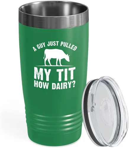 Miniatura 5 de Dairy Farmer - Vaso vikingo negro de 20 onzas – I Plan My Social Life – Farmhouse Country Boy Girl Tractor Flower Valley Backyard Cluck Hens Barn