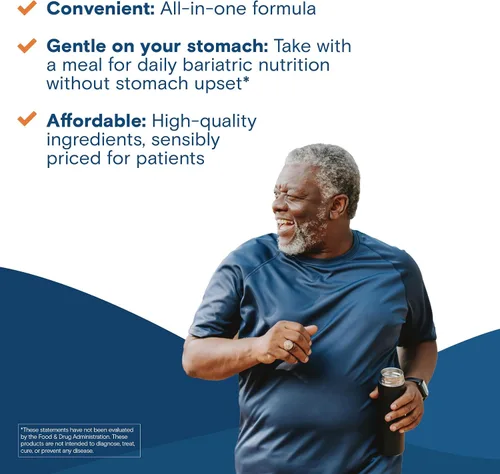 Miniatura 6 de Bariatric Fusion Multivitamínico bariátrico masticable con hierro y vitamina K para pacientes de cirugía bariátrica, incluyendo bypass gástrico