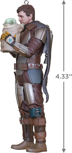 Miniatura 5 de Hallmark Keepsake Adorno de Navidad 2022, Star Wars: The Mandalorian te veré de nuevo