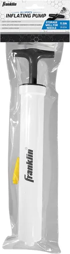 Miniatura 8 de Franklin Sports - Bomba de inflado de aire para pelotas deportivas, pelota de fútbol, baloncesto + bomba de fútbol con aguja, 11.5 pulgadas