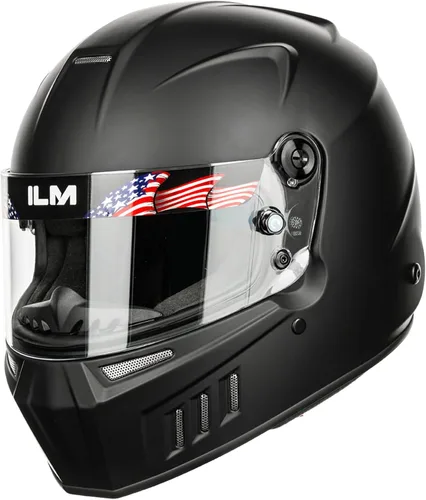 Miniatura 10 de ILM Snell SA2020 Casco de carreras de auto de cara completa con fibra de vidrio ligera para hombres y mujeres adultos Modelo 890