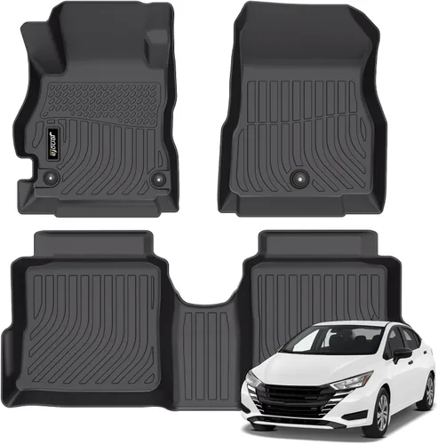 Miniatura 94 de Juego completo de tapetes de auto para todo tipo de clima, revestimiento automotriz para piso y maletero