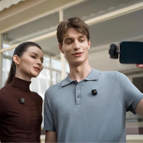 Miniatura 7 de DJI Mic Mini (2 TX + 1 RX), audio rico en detalles, micrófono inalámbrico Lavalier para cámara/Android, Vlog para 2 personas, producción en