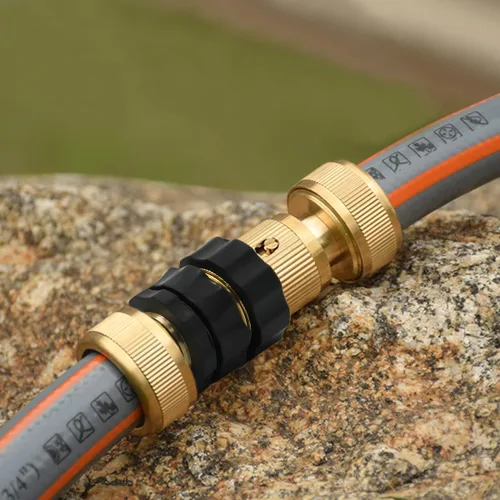 Miniatura 6 de Lifynste Accesorios de conector rápido para manguera de jardín de 3/4 pulgadas, fácil conexión, juego macho y hembra, (2)