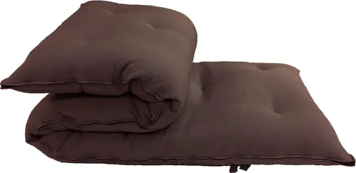 Miniatura 2 de D&D Futon Furniture Colchón futón japonés tradicional marrón, 3 x 30 x 80, futón Shiki relleno de algodón, espuma, fibra de poliéster