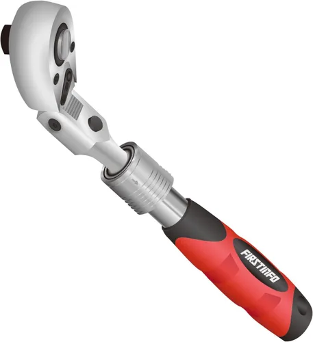 Miniatura 10 de FIRSTINFO F32441H Trinquete de accionamiento extensible de 1 pulgada, mango reversible de trinquete de 24T que se extiende de 24.8 a 41.3 pulgadas