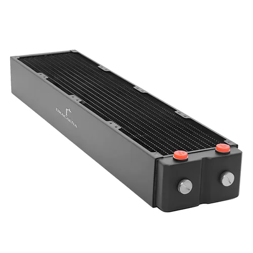 Miniatura 12 de greenDracaena.io 120mm - 28mm/1.1 pulg. de espesor Radiador de computadora, Enfriador de agua de cobre de 14 tubos para disipador de calor de CPU