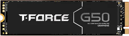 TEAMGROUP T-Force G50 512GB SLC Caching 3D TLC NAND NVMe InnoGrit PCIe Gen4x4 M.2 2280 SSD para juegos con disipador de calor de grafeno ultrafino