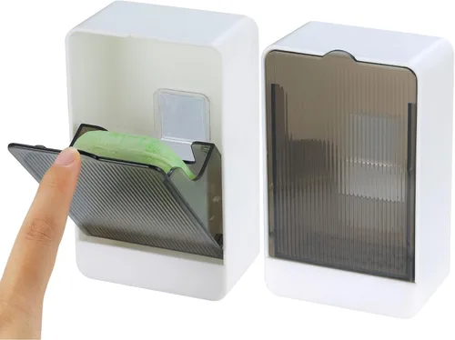 Miniatura 7 de HANCELANT Jaboneras de baño, paquete de 2 jaboneras con drenaje montado en la pared, caja de jabón para ducha, baño, fregadero de cocina, mantiene