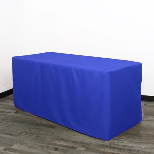 Miniatura 38 de YOUR CHAIR COVERS Mantel ajustable color marrón chocolate – Mantel rectangular de poliéster ajustable de 6 pies, mesa de buffet para interiores