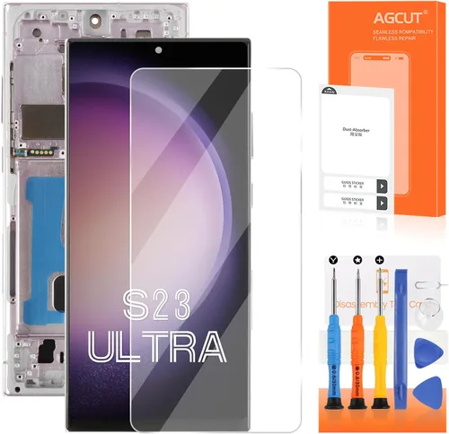 Miniatura 9 de INCELL - Pantalla de repuesto para Samsung Galaxy S23 Ultra LCD S918B SM-S918U LCD digitalizador táctil negro con marco