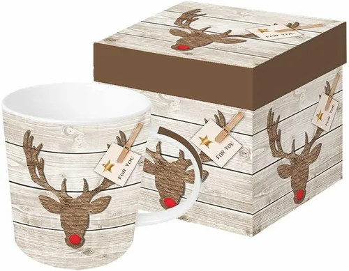 Miniatura 2 de Paperproducts Design Juego de caja de regalo decorativa de porcelana de hueso, bebidas, bebidas calientes, frías, té, diseños artísticos, tazas