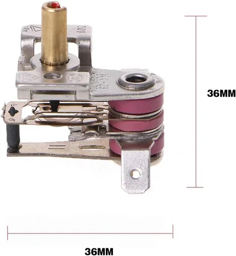 Miniatura 4 de Youngy KDT-200 - Termostato de calefacción bimetálico (CA 250 V, 16 A, ajustable a 90 grados Celsius)