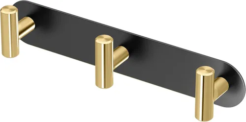 Miniatura 10 de Gatco 1292B Latitude II - Gancho triple para bata de baño con 3 ganchos, gancho montado en la pared para toallas y batas de baño, 11 pulgadas