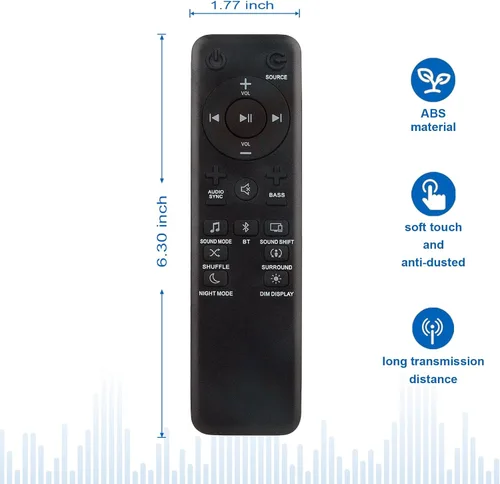 Miniatura 2 de VQB1760J Reemplazo de control remoto para JBL Bar 2.1 Bar 3.1 Bar 5.1 Sistema de cine en casa