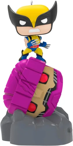 Miniatura 9 de Adorno de Navidad Colgante de Hallmark Keepsake 2025, Marvel Spider-Man Peekbuster con Sonido Activado por Movimiento, Regalos para Fans de Marvel