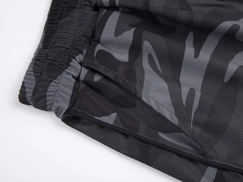 Miniatura 6 de FLYFIREFLY Pantalones cortos de entrenamiento de gimnasio para hombre, ligeros, atléticos, pantalones cortos para entrenamiento de culturismo