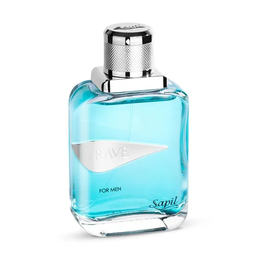 Sapil Rave 100 ml Eau De Toilette para Hombres - Toilette de Dubai de Larga Duración, Aroma Fresco y Picante para Uso Diario, Toilette Árabe con
