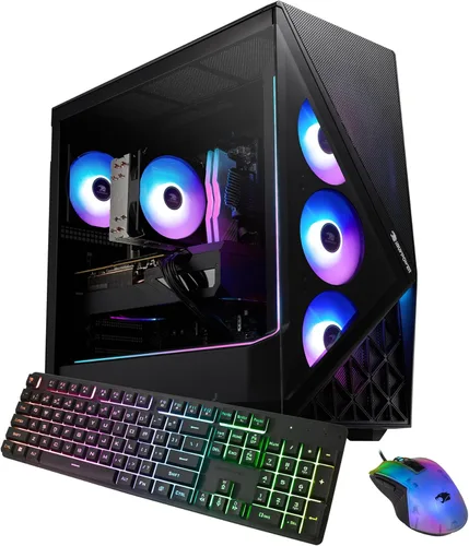 Miniatura 15 de iBUYPOWER Scale Gaming PC de escritorio AMD Ryzen 5 8400F CPU, NVIDIA GeForce RTX 5050 8GB GPU, 16GB DDR5 RGB 5200MHz RAM, 1TB NVMe SSD, Windows 11