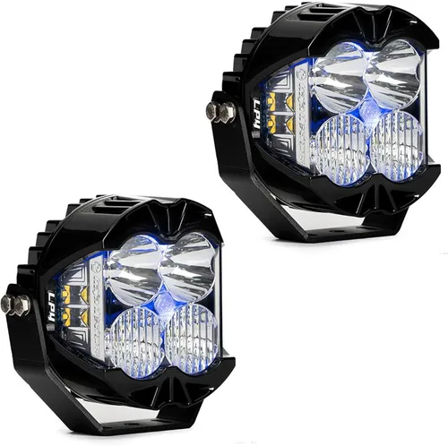 Miniatura 3 de Baja Designs LP4 Pro - Cápsula de luz LED - 2 piezas con arnés de cableado (para conducción/combo; ámbar)