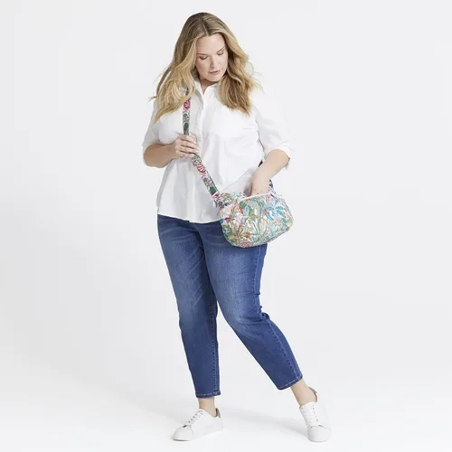 Miniatura 4 de Vera Bradley Bolso cruzado de algodón para mujer