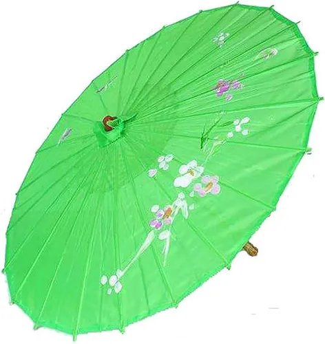 Miniatura 4 de JapanBargain, parasol japonés asiático de nylon chino para fotografía, cosplay, disfraces, boda, fiesta, decoración del hogar, tamaño para niños, 22