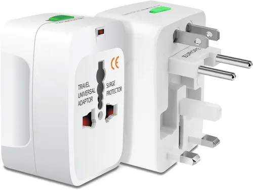 Miniatura 6 de Adaptador de viaje, universal todo en uno en todo el mundo convertidor de enchufe de viaje internacional-EE. UU. UE AUS/NZ Reino Unido Europa Asia