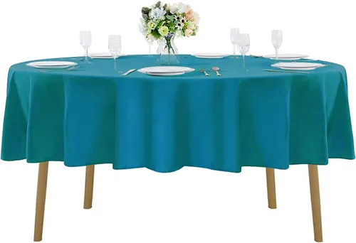 Miniatura 12 de Cupuamon - Mantel rectangular de 60 x 84 pulgadas, tela de poliéster lavable para decoración de bodas, fiestas, cenas y banquetes