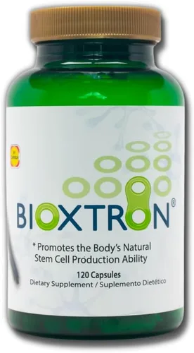 Bioxtron Suplemento natural de células madre AFA - Apoyo articular y dolor muscular - Apoyo del sistema inmunológico - Espirulina de algas verdes