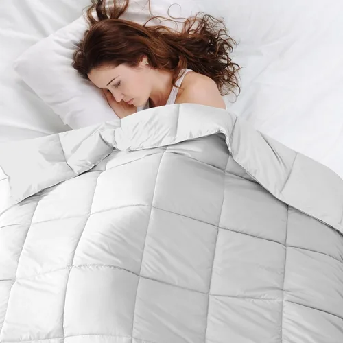 Miniatura 6 de Modern Threads Edredón reversible alternativo de microfibra de plumón blanco/blanco, King